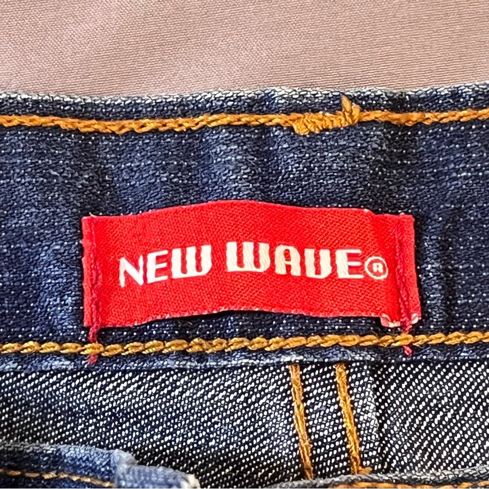 New Wave Woman’s Classic Dark Blue Straight -Leg High Rise Jeans - Picture 5 of 12